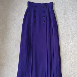 Vintage Escada pleated Wrap Skirt size 34